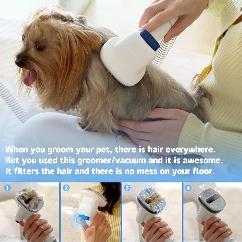 Pet Grooming Kit with Vacuum for Dogs and Cats