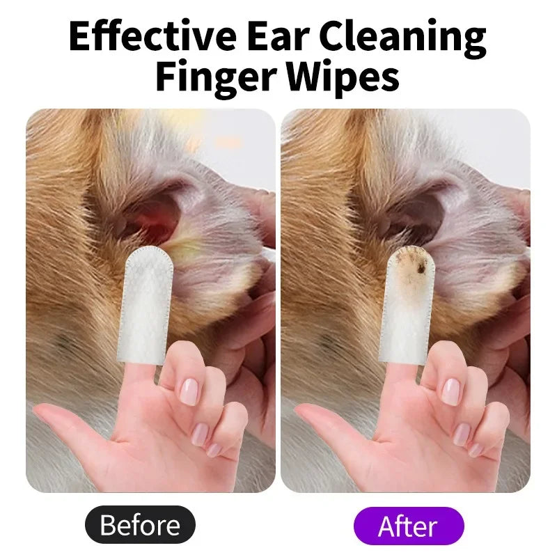 Pet Cleaning Wipes - For cleaning Ears or Other Sensitive Areas