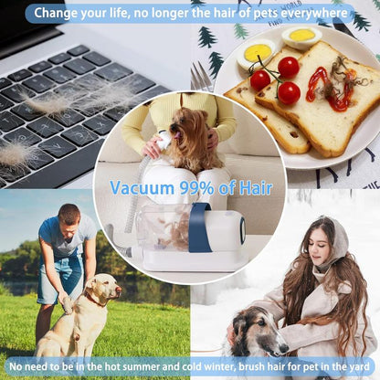 Pet Grooming Kit with Vacuum for Dogs and Cats