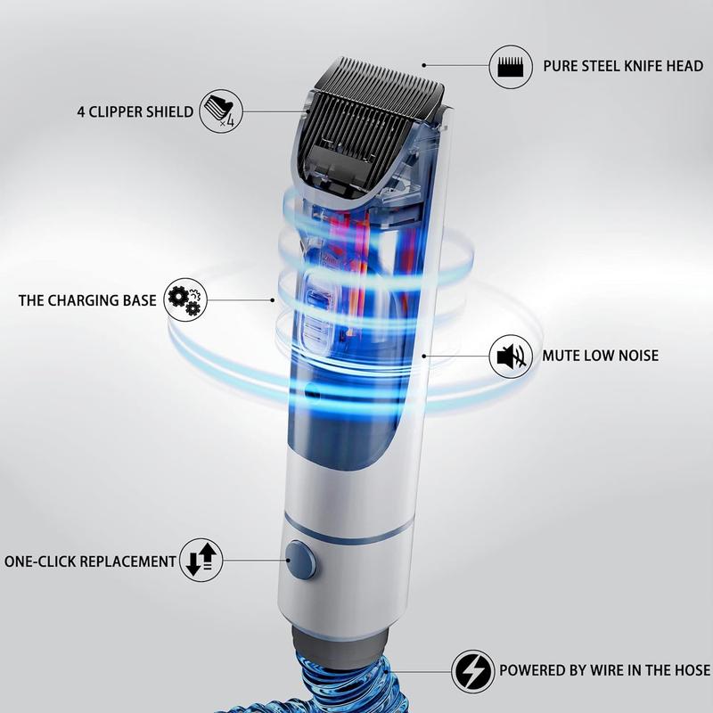 Pet Grooming Kit with Vacuum for Dogs and Cats