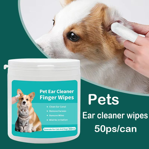 Pet Cleaning Wipes - For cleaning Ears or Other Sensitive Areas